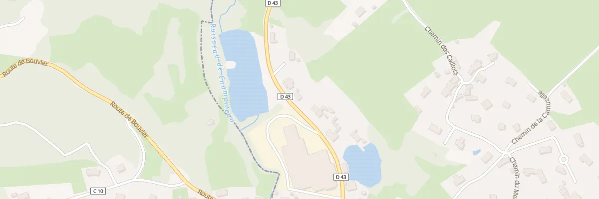 Plan du 243 Rte de Saint-Emiland à Saint-Firmin