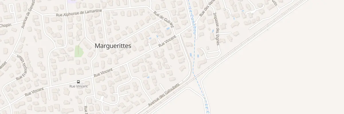 Plan du 64 Rue Vincent à Marguerittes
