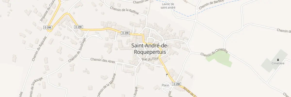 Plan du 5352 Rue du Notaire à Saint-André-de-Roquepertuis