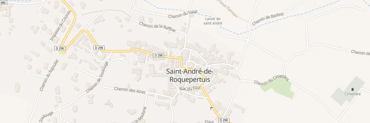 Plan du 5082 Le Village à Saint-André-de-Roquepertuis