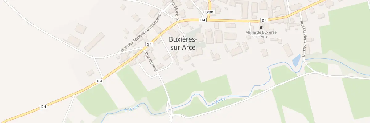 Plan du 8 Rue de l’Eglise à Buxières-sur-Arce