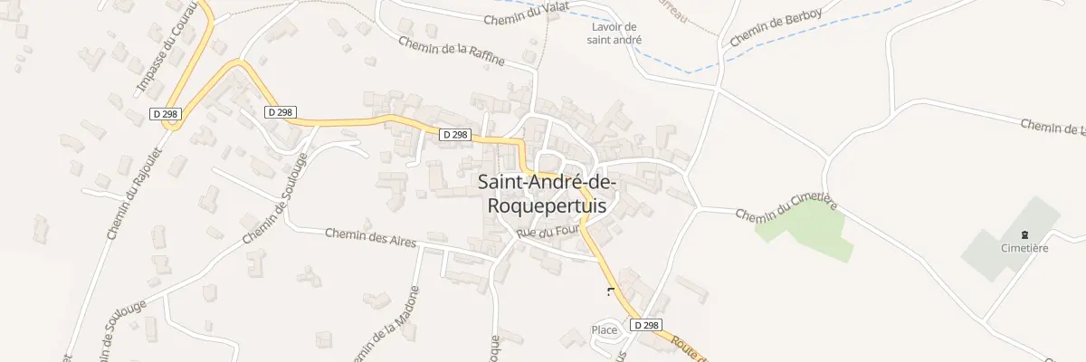 Plan du 5026 Pl de l’Eglise à Saint-André-de-Roquepertuis