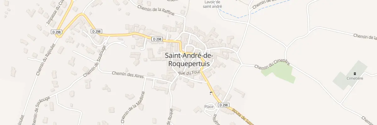 Plan du 5204 Rue du Four Banal à Saint-André-de-Roquepertuis