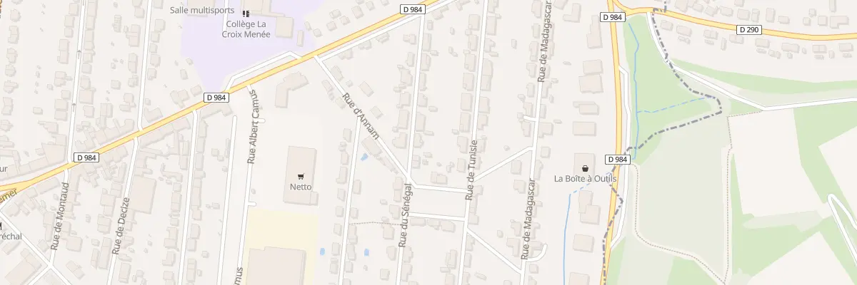 Plan du 11 Rue du Sénégal au Creusot