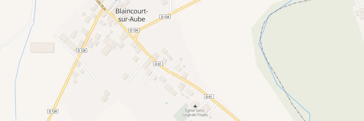 Plan du 15B Grande Rue à Blaincourt-sur-Aube