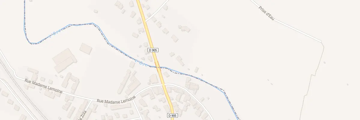 Plan du 2 Rte de Montbard à Ménétreux-le-Pitois