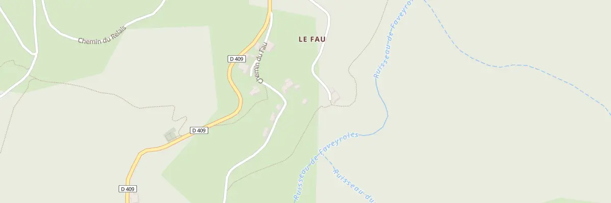 Plan du 165 Che du Fau à Saint-Christol