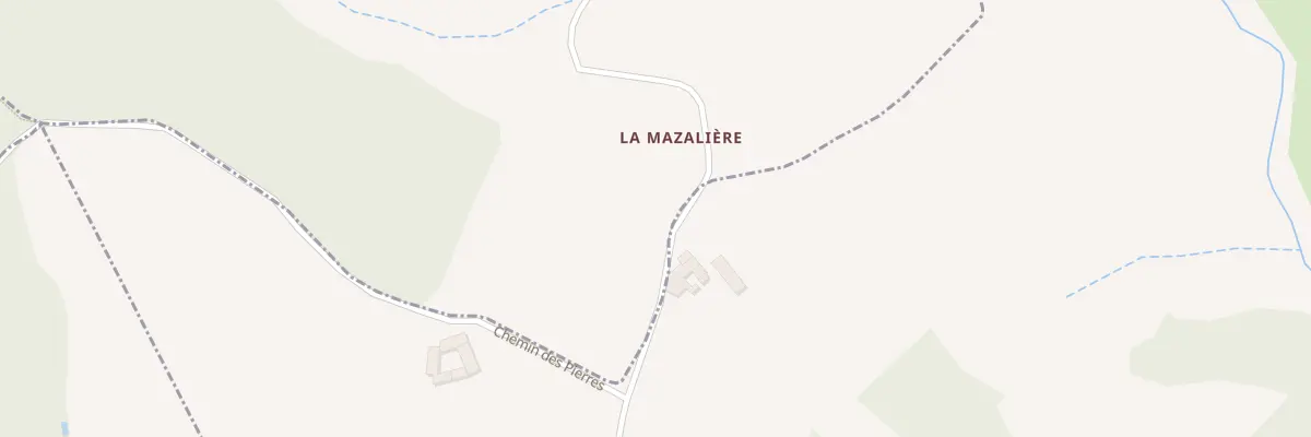 Plan du 125 Che de la Mazalière à Longessaigne