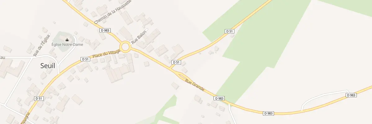 Plan du 2 Rte de Coucy à Seuil