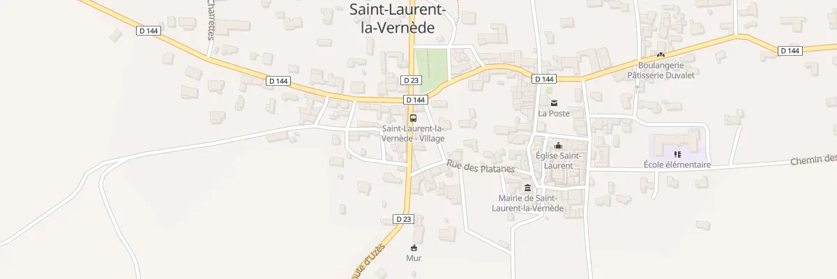 Plan du 5043 Les Rabades à Saint-Laurent-la-Vernède