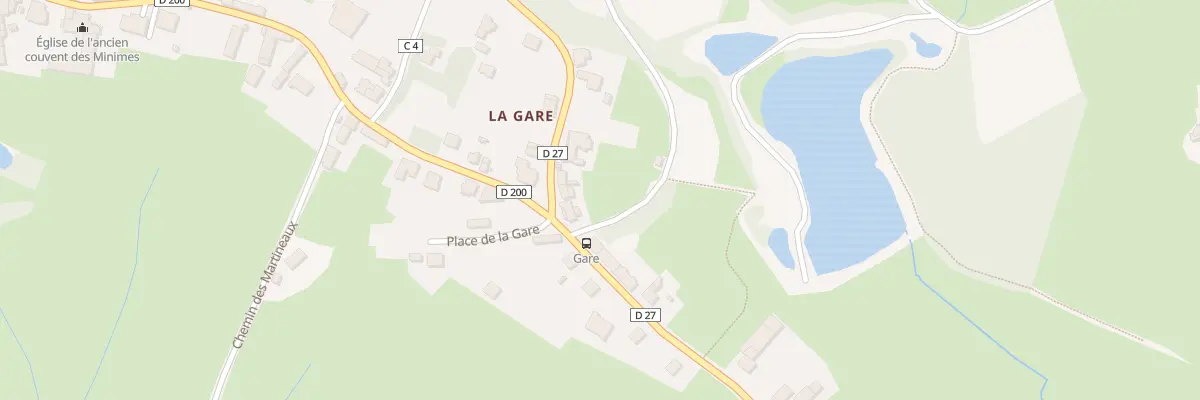 Plan du 24 Rte de la Gare à La Guiche