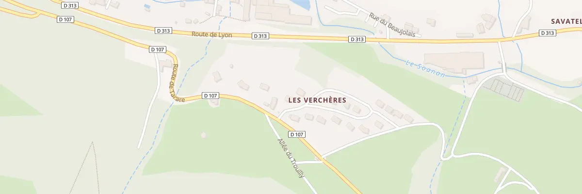 Plan du 5318 Les Vercheres à Saint-Clément-sur-Valsonne
