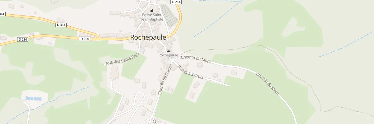 Plan du 15 Rue des Trois Croix à Rochepaule