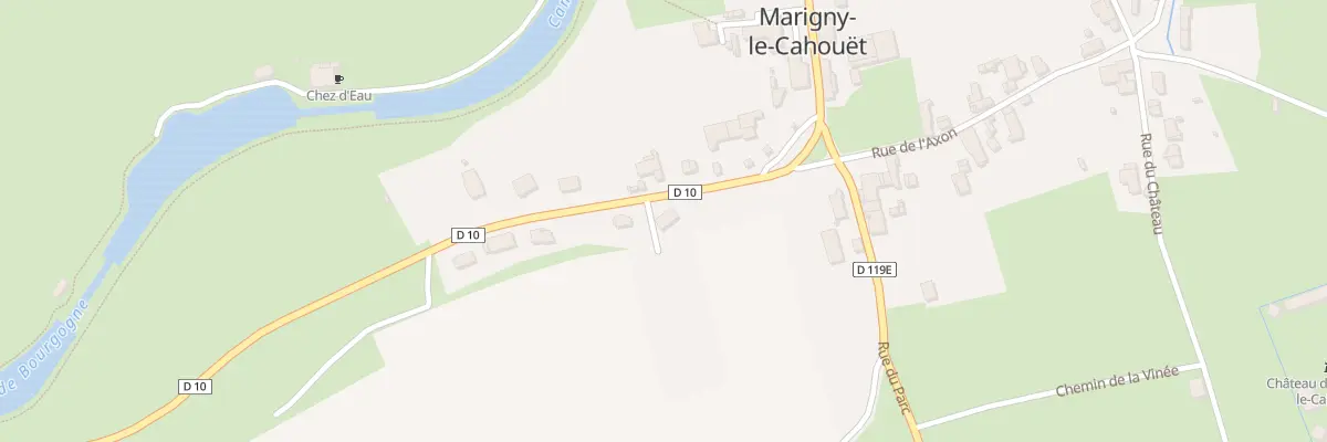 Plan du 1 Rte de Villeneuve à Marigny-le-Cahouët