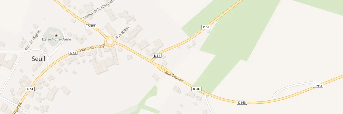 Plan du 21 Rue Grande Rue à Seuil