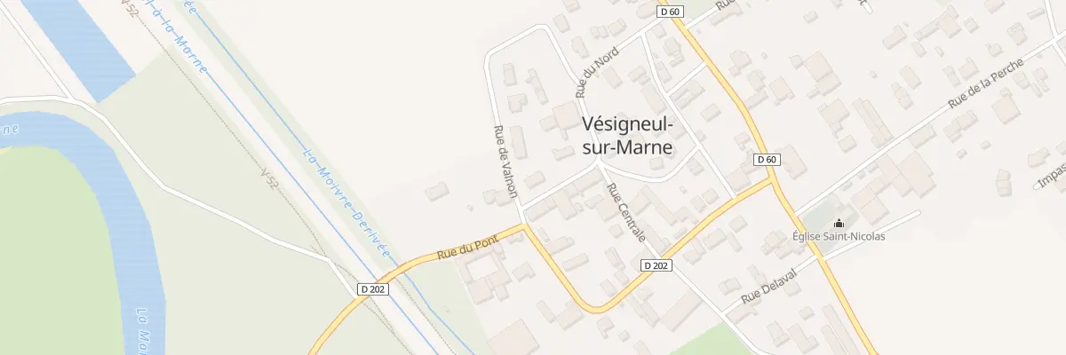 Plan du 10 Rue Dommange à Vésigneul-sur-Marne