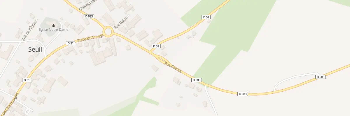 Plan du 25 Grande Rue à Seuil