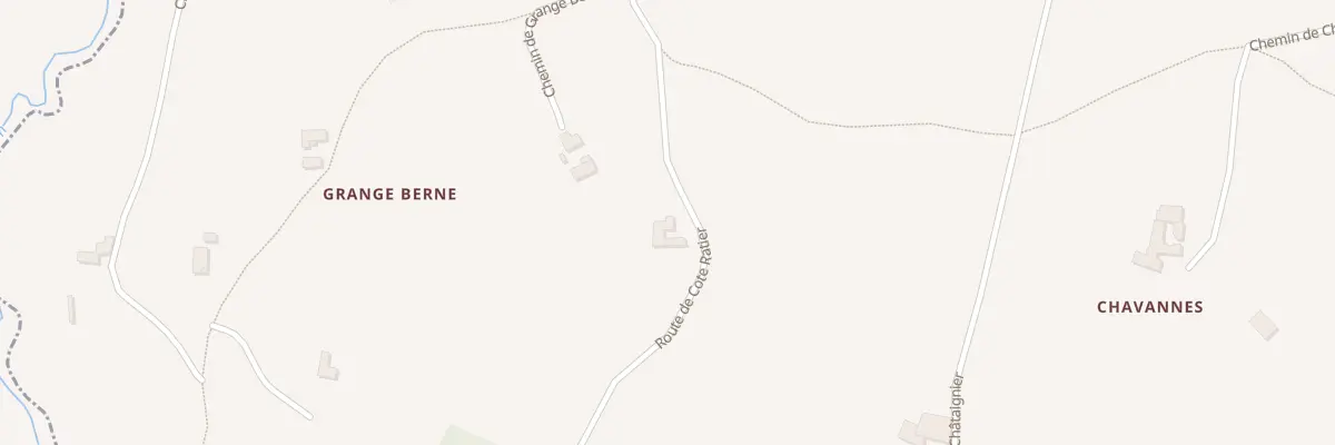 Plan du 902 Côte Ratier à Châtelus