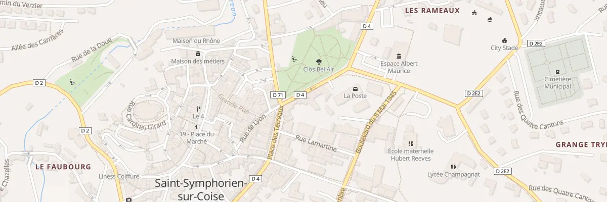 Plan du 32 Av de la Liberation à Saint-Symphorien-sur-Coise