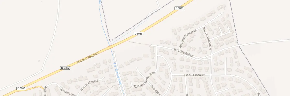 Plan du 4 Rue des Aubes à Marguerittes