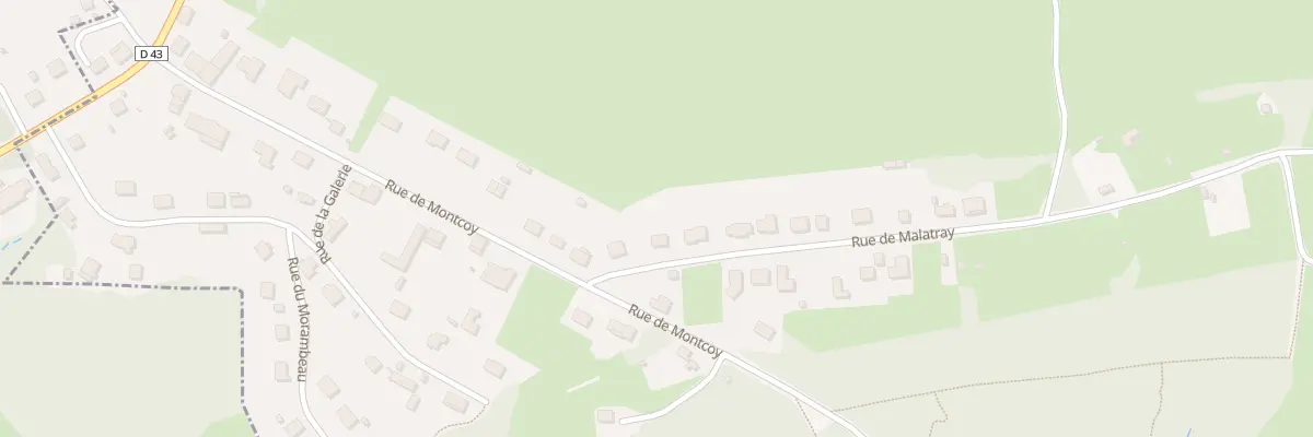 Plan du 3 Rue de Malatray au Breuil