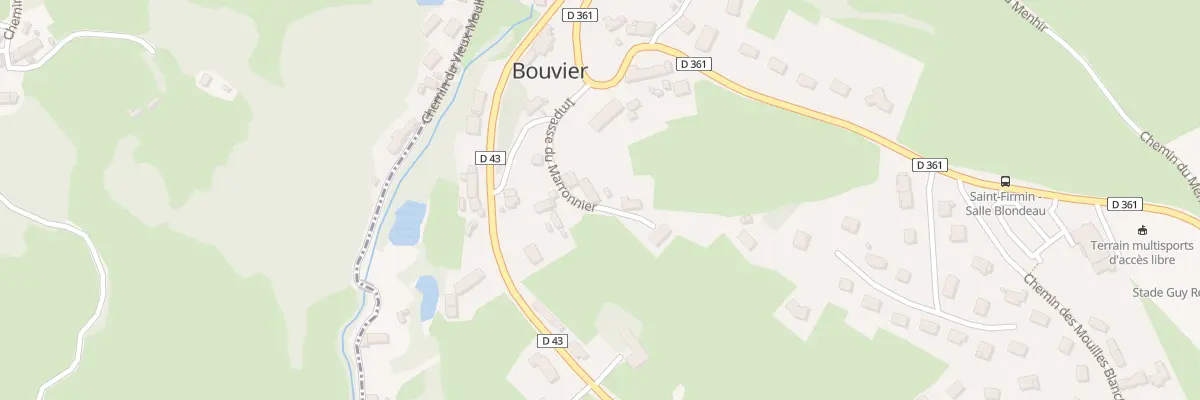 Plan du 12 Imp du Marronnier à Saint-Firmin