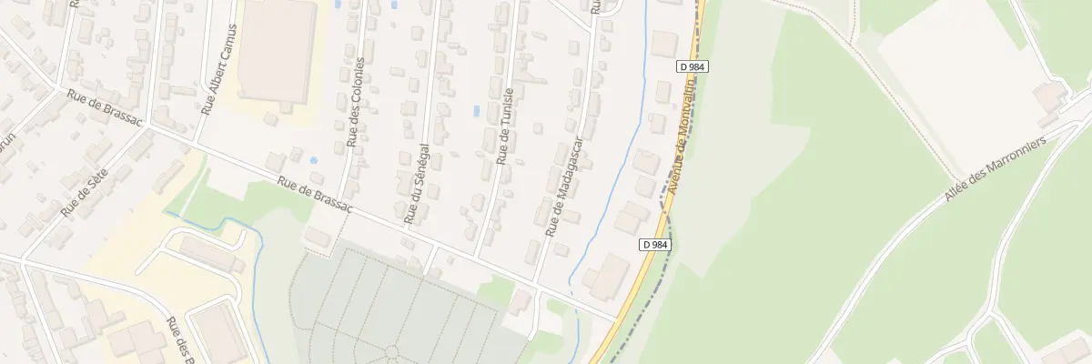 Plan du 38 Rue de Madagascar au Creusot