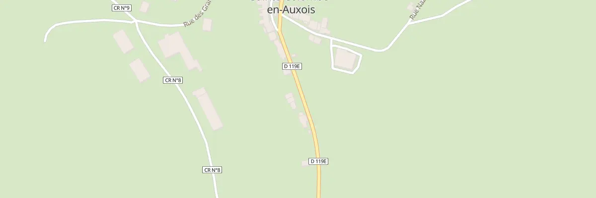 Plan du 18 Rue de la Chapelle à Sainte-Colombe-en-Auxois