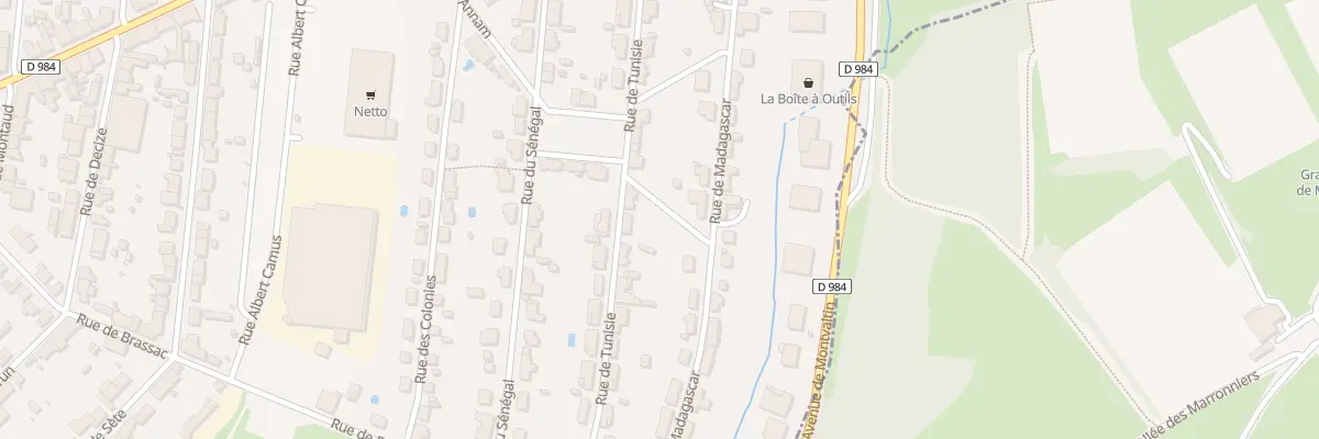 Plan du 19B Rue de Tunisie au Creusot