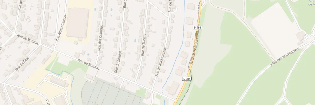 Plan du 36 Rue de Madagascar au Creusot