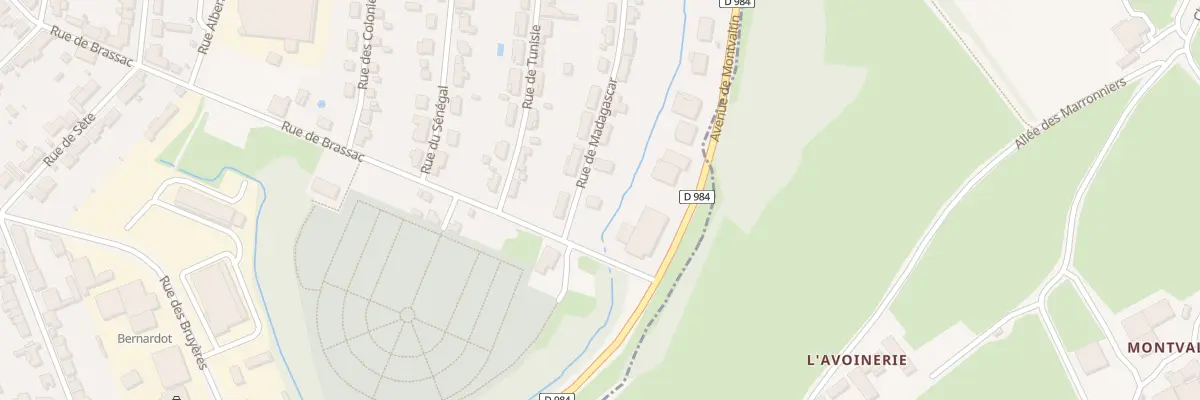 Plan du 41 Rue de Madagascar au Creusot