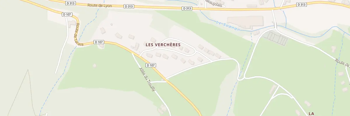 Plan du 5319 Les Vercheres à Saint-Clément-sur-Valsonne