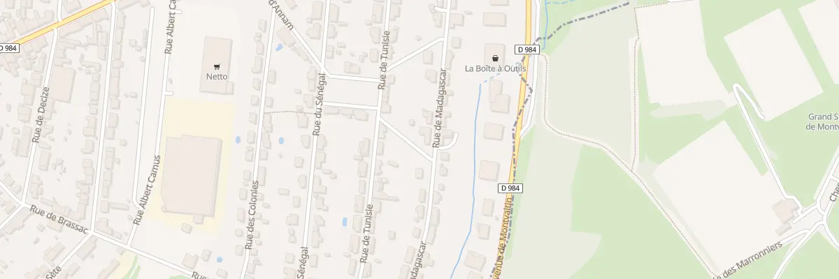 Plan du 26 Rue de Madagascar au Creusot