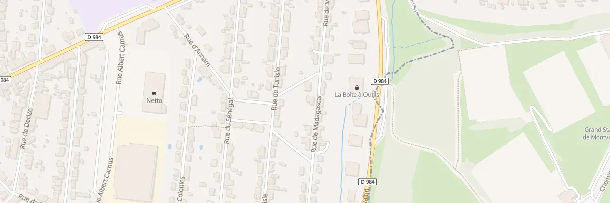 Plan du 20 Rue de Madagascar au Creusot