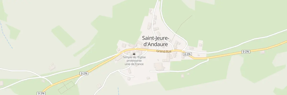 Plan du 5076 Le Village à Saint-Jeure-d’Andaure