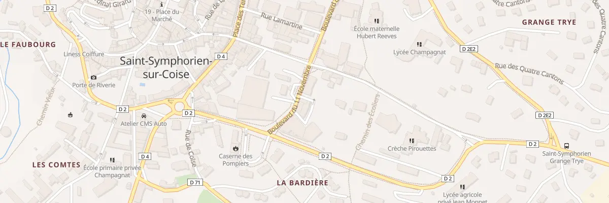 Plan du 31 Bd de la Bardiere à Saint-Symphorien-sur-Coise