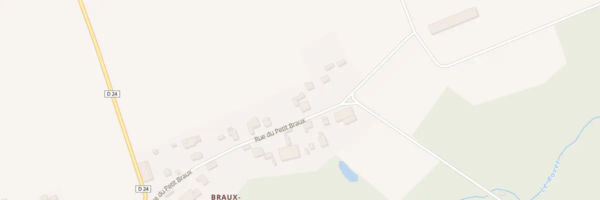 Plan du 12 Rue du Petit Braux à Braux