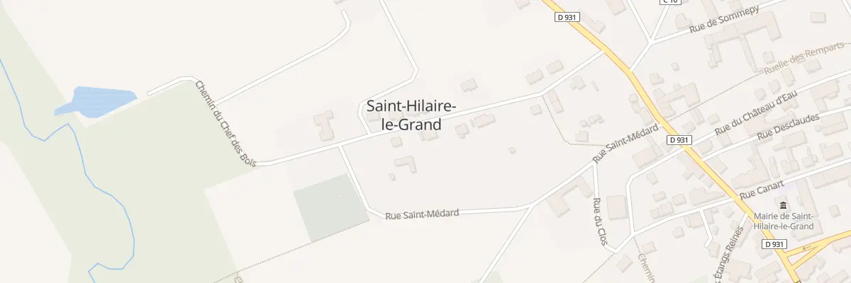 Plan du 5135 Rue du Chef des Bois à Saint-Hilaire-le-Grand