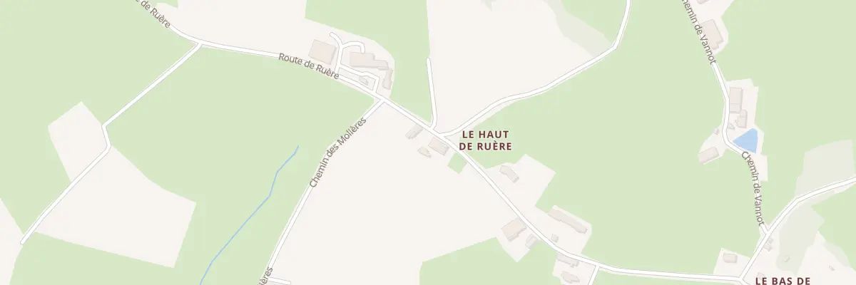 Plan du 863 Rte de Ruère à Suin