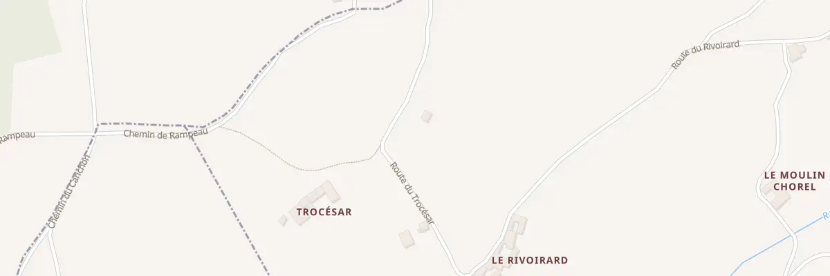 Plan du 5177 Trois Cesar à Marcenod