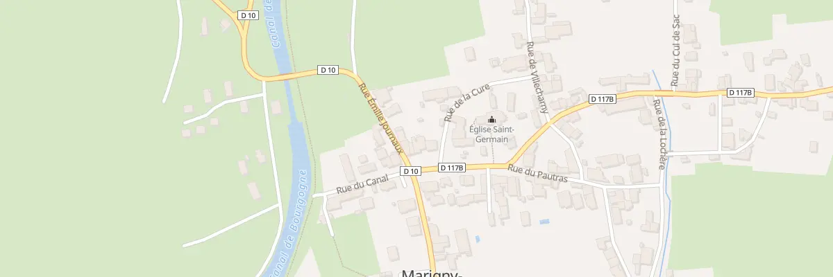 Plan du 5 Pl des Marronniers à Marigny-le-Cahouët