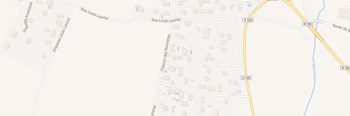 Plan du 115 Che des Rouvières à Lavilledieu