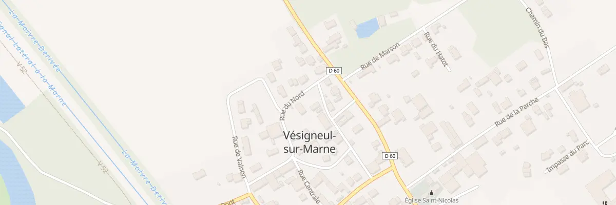 Plan du 3 Rue des Beguins à Vésigneul-sur-Marne