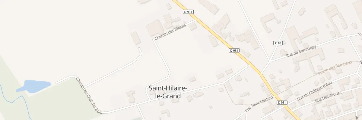 Plan du 10 Rue du Chef des Bois à Saint-Hilaire-le-Grand