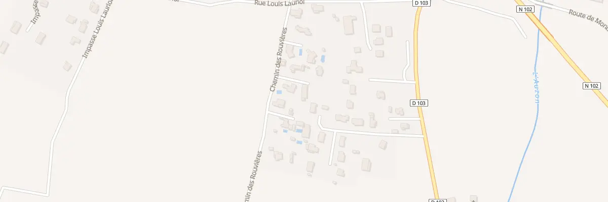 Plan du 125 Che des Rouvières à Lavilledieu