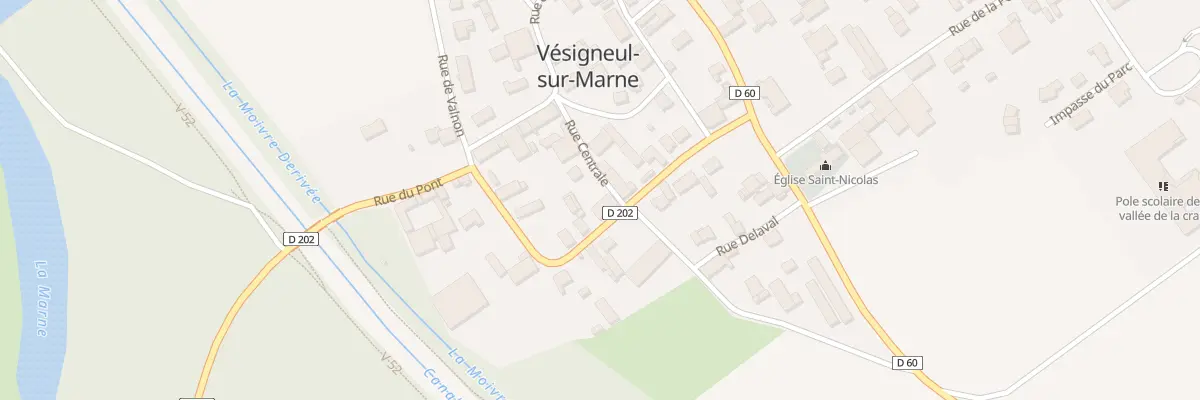 Plan du 10 Rue de Togny aux Boeufs à Vésigneul-sur-Marne