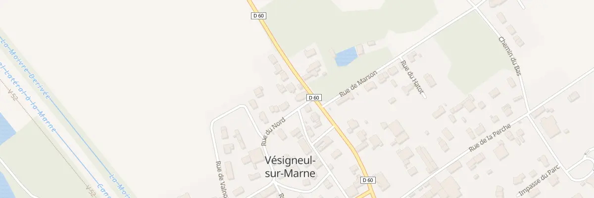Plan du 1 Rue du Nord à Vésigneul-sur-Marne