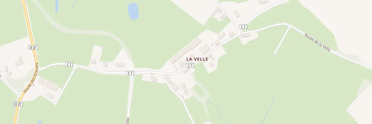 Plan du 403 Rte de la Velle à La Guiche