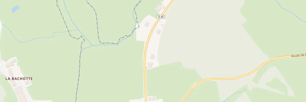 Plan du 309 Rte de Saint-Emiland à Saint-Firmin
