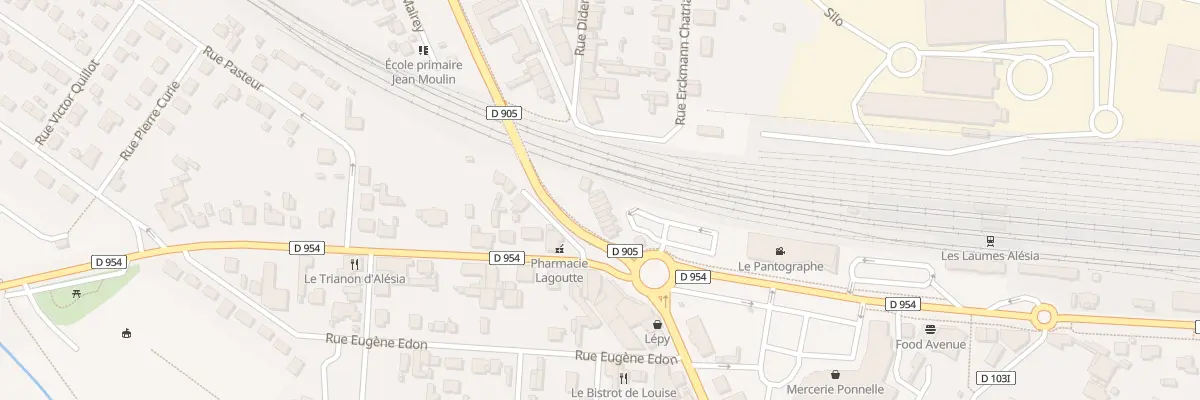 Plan du 1B Pl Bingerbruck à Venarey-les-Laumes